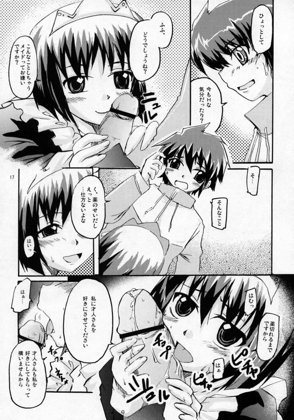 [Sound Sticker (Yoshida Masahiko)] Nukegake Paranoia (Zero no Tsukaima) - Page 16