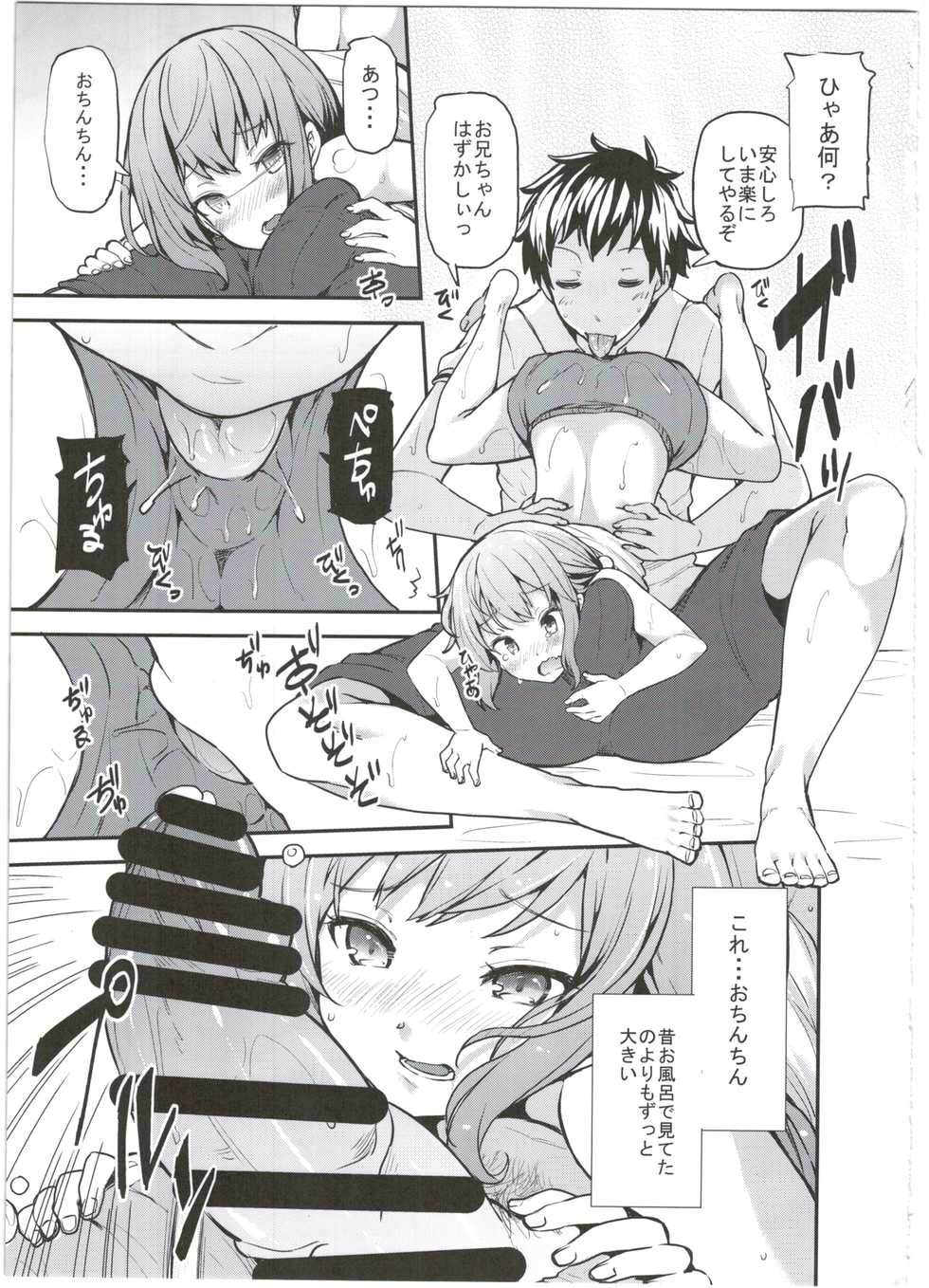 (C90) [Arysuivery (Ayakase Chiyoko, Ayakase Riberi)] Rina to Onii-chan no Ikenai Ojikan - Page 11