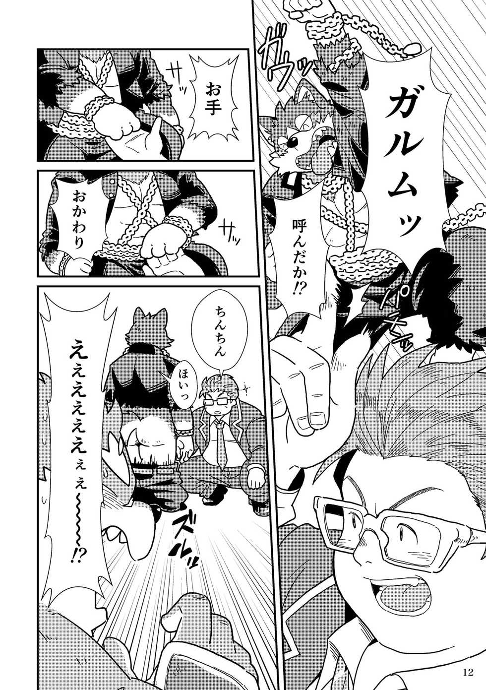 (Shinshun Kemoket 3) [Goroujirou (Kinoshita Jiroh)] Inuduka Moritaka wa Inu nano ka? (Tokyo Afterschool Summoners) - Page 11