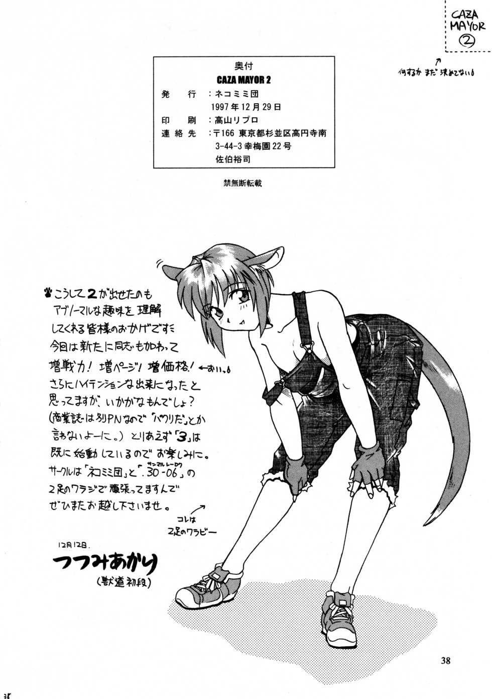 [ネコミミ団(.30-06)] CAZA MAYOR 2 - Page 38