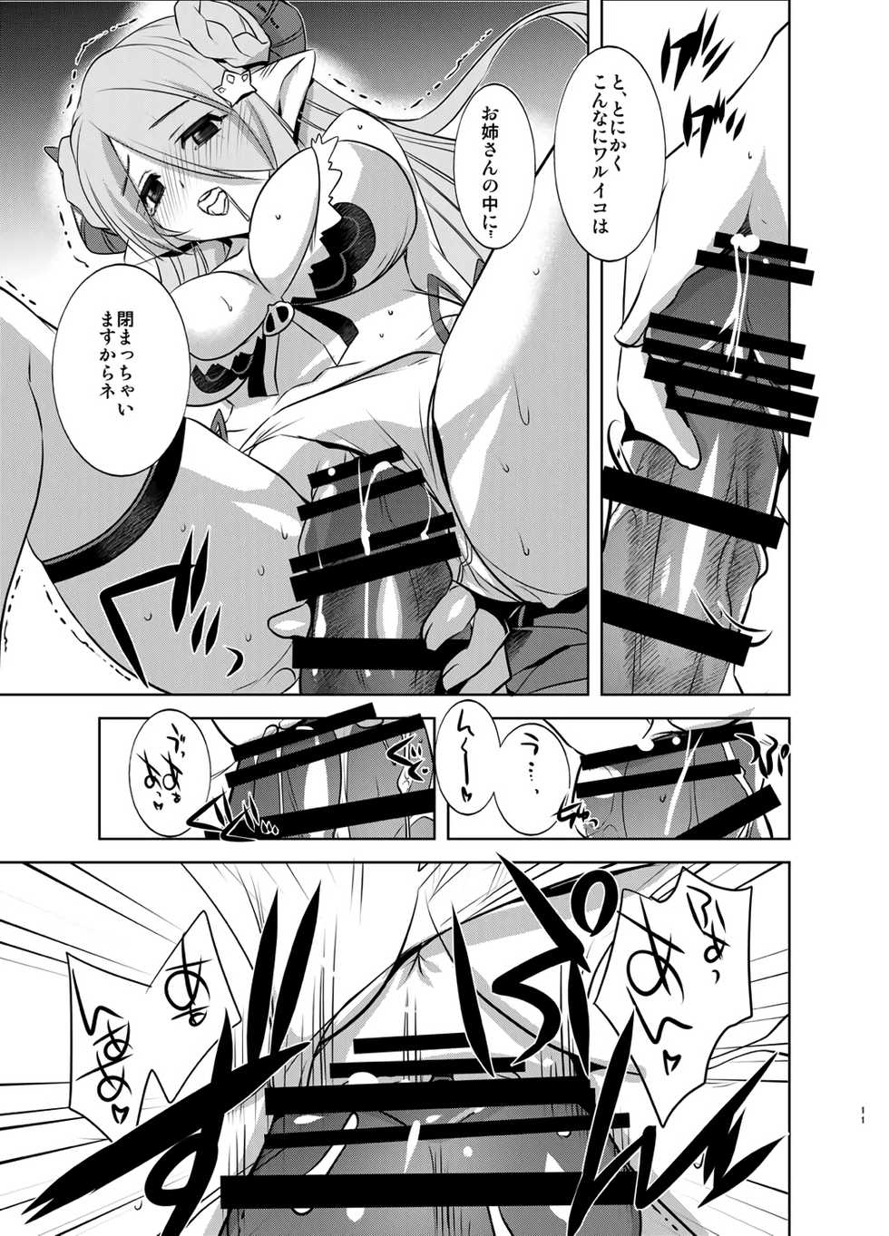 (C90) [DANGER=ZONE (Tokita Monta)] Onee-chan ga Mizugi ni Kigaetara (Granblue Fantasy) - Page 10