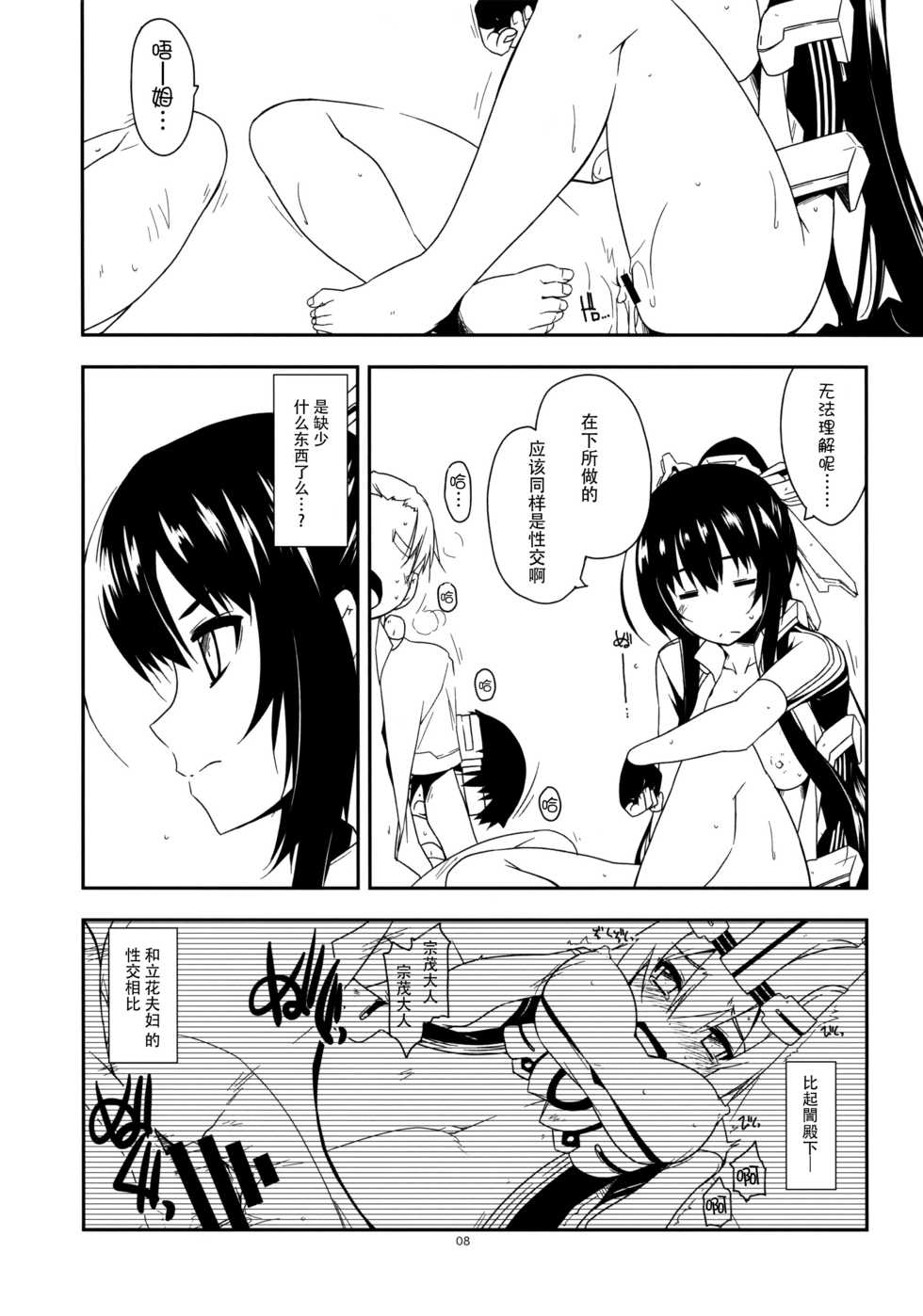 (Dai 11 Kai Chikashiki Shinkou no tame no Doujinshi Kouzu Kai) [Angyadow (Shikei)] Futayonanii (Kyoukai Senjou no Horizon) [Chinese] [脸肿汉化组] - Page 8