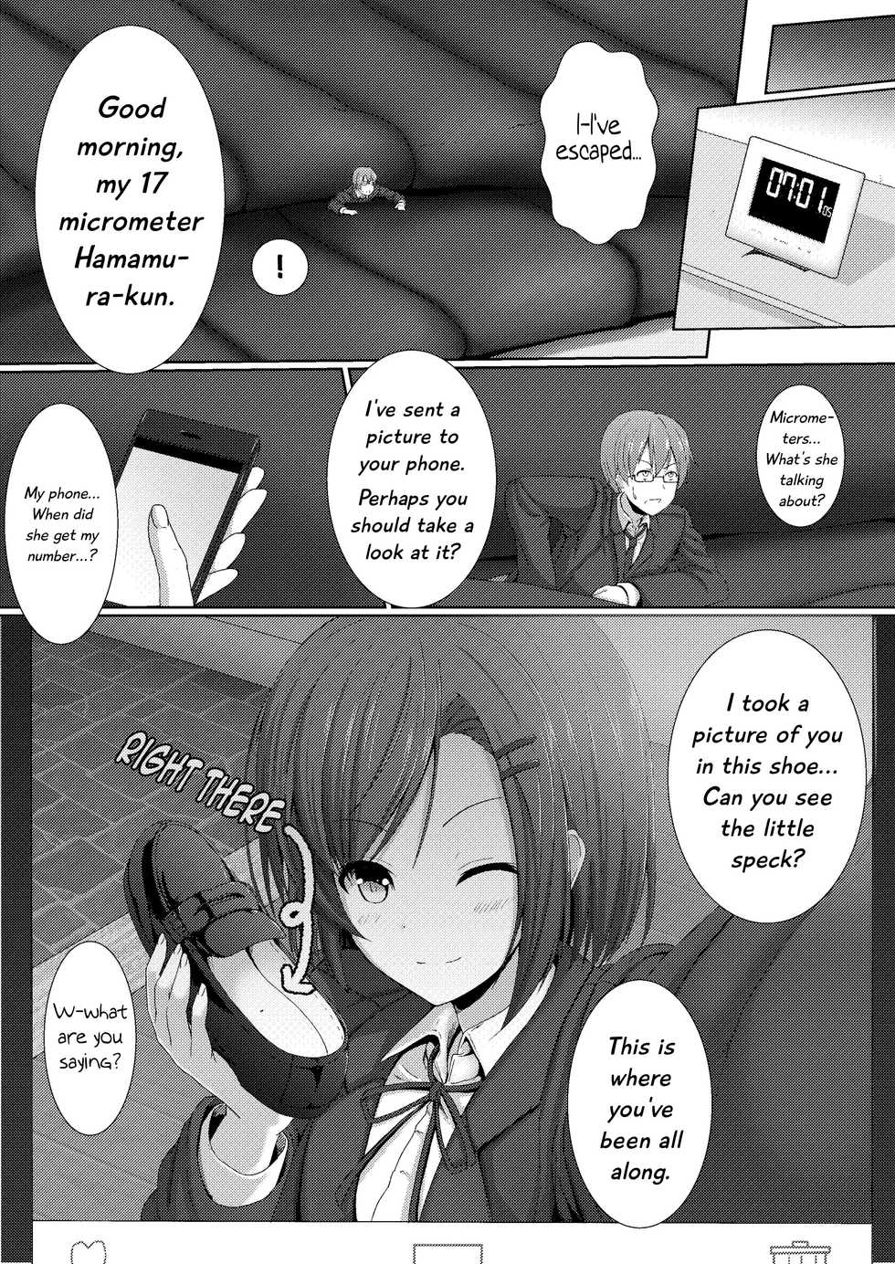 [honey lounge (Hachimitsu, DRE)] Soutaisei Kyodai Shoujo | Relative Giantess (Senpai Belongs To Me & Her Little Revenge Game) [English] [DSojourn,L] - Page 27