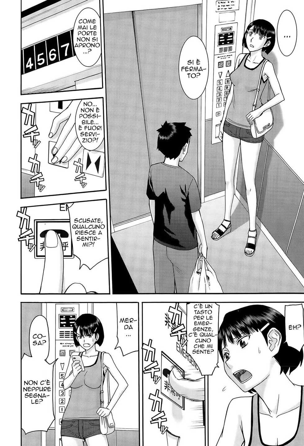[Inomaru] Inbou no Elevator | Licentious elevator (COMIC Mugen Tensei 2015-10) [Italian] [Hentai Fantasy] - Page 4