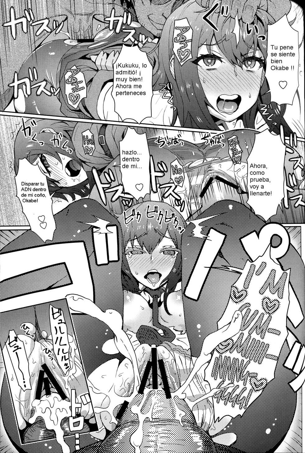 (C81) [Eight Beat (Itou Eight)] Heikou Uchuu no Mad Scientist (STEINS;GATE) [Spanish] - Page 22