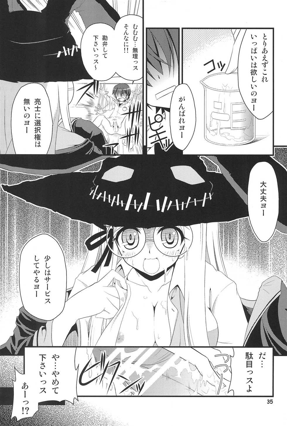 (CT16) [Ugou no Shuu (Soregashi, Rakka Ryuusui, Shirokuro Gou)] MODEL FT (Ookami-san to Shichinin no Nakama-tachi) - Page 35