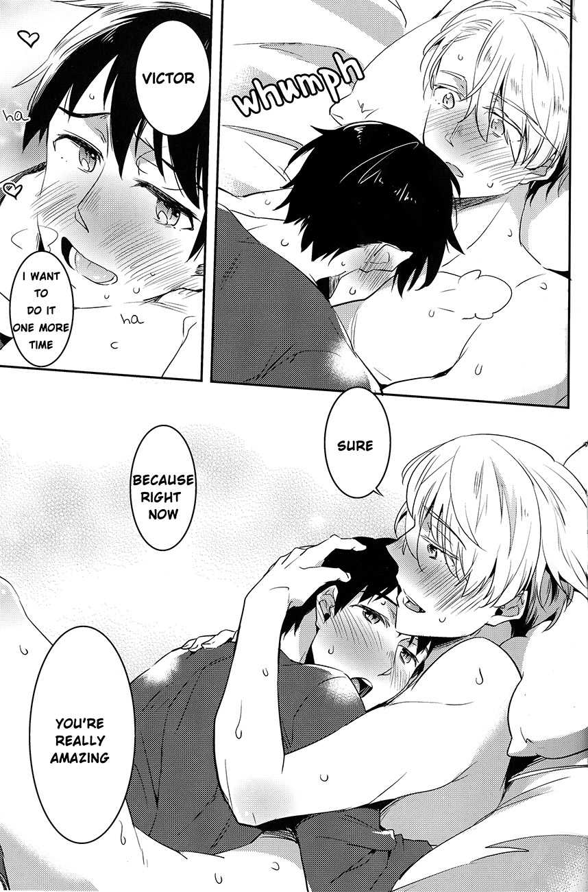 (C91) [mekkyaku mayim (Matsumoto)] Isshoni neyou yo Kobuta-chan (Yuri!!! on ICE) [English] [Piejin] - Page 24