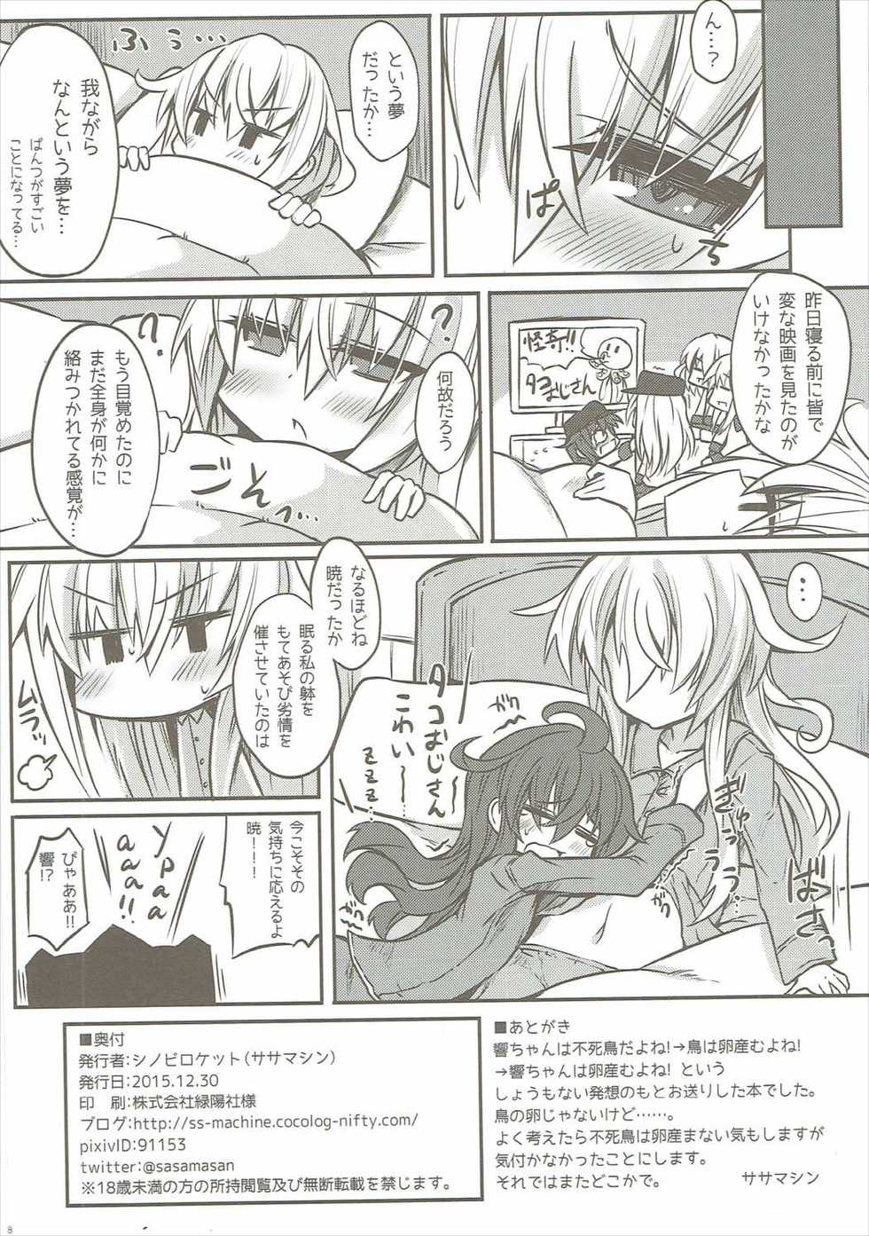 (C89) [Shinobi Rocket (Sasamashin)] Hibiki to Kigakari na Yume (Kantai Collection -KanColle-) - Page 17