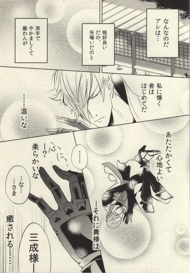 (C86) [BRICK (Kai)] Kisama ga Watashi o Honrou Suru kara da! (Sengoku BASARA) - Page 4