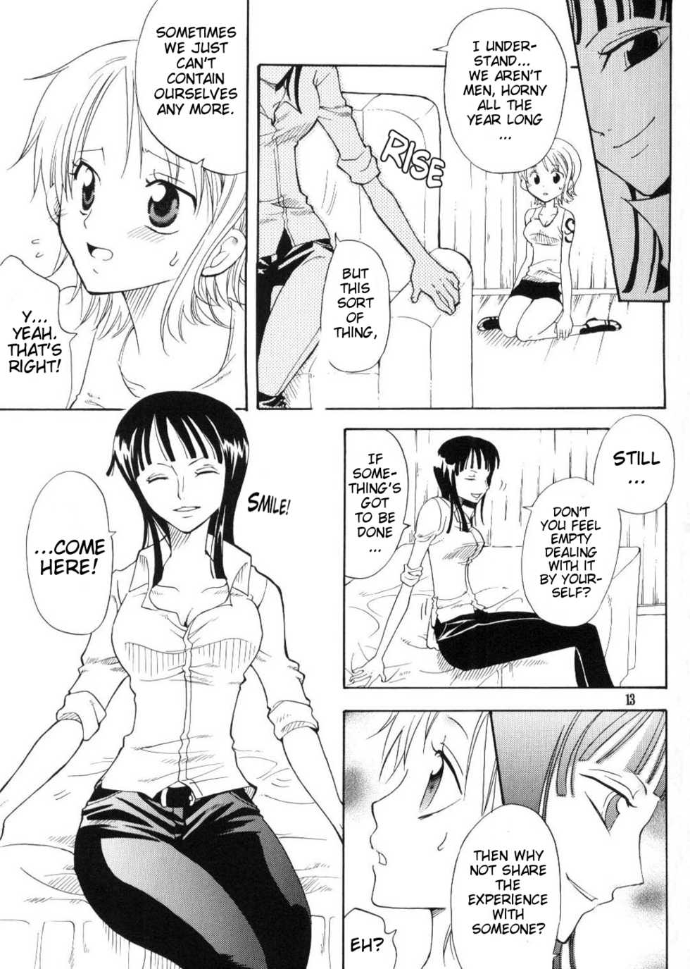 (CR33) [Kurione-sha (YU-RI)] Secret Love (One Piece) [English] [EHCOVE] - Page 12