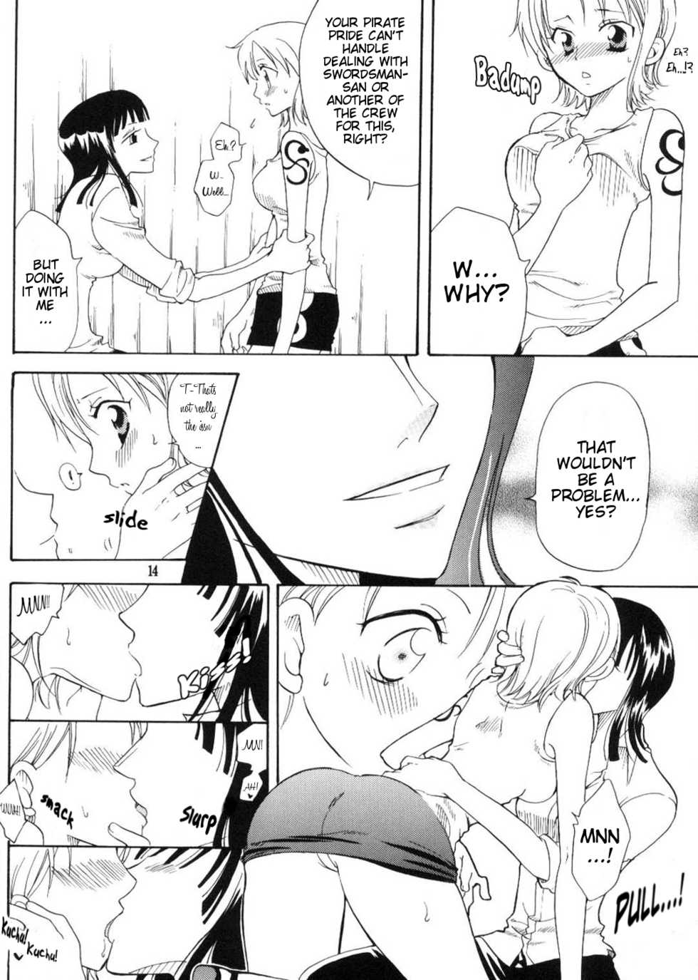 (CR33) [Kurione-sha (YU-RI)] Secret Love (One Piece) [English] [EHCOVE] - Page 13