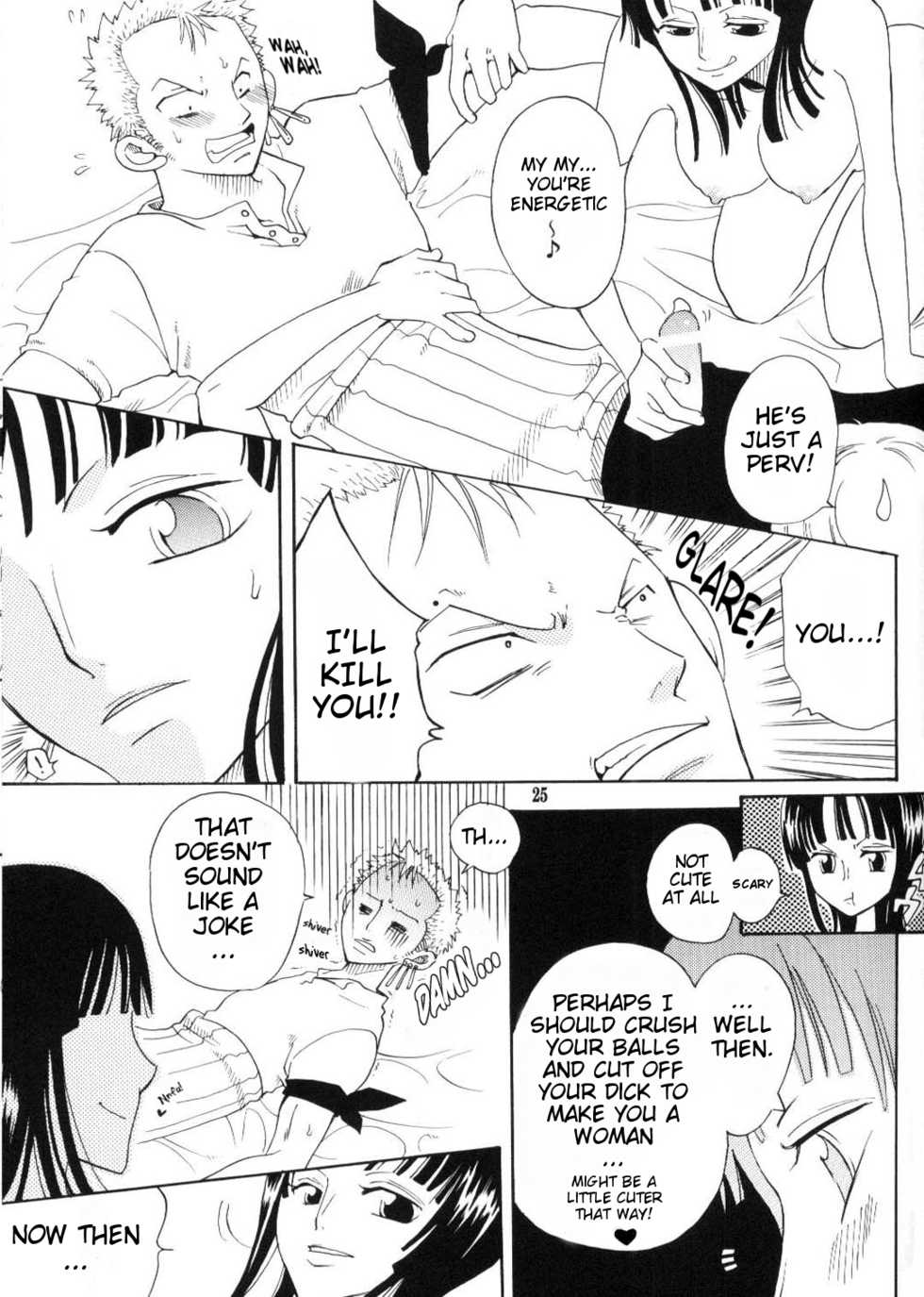 (CR33) [Kurione-sha (YU-RI)] Secret Love (One Piece) [English] [EHCOVE] - Page 24