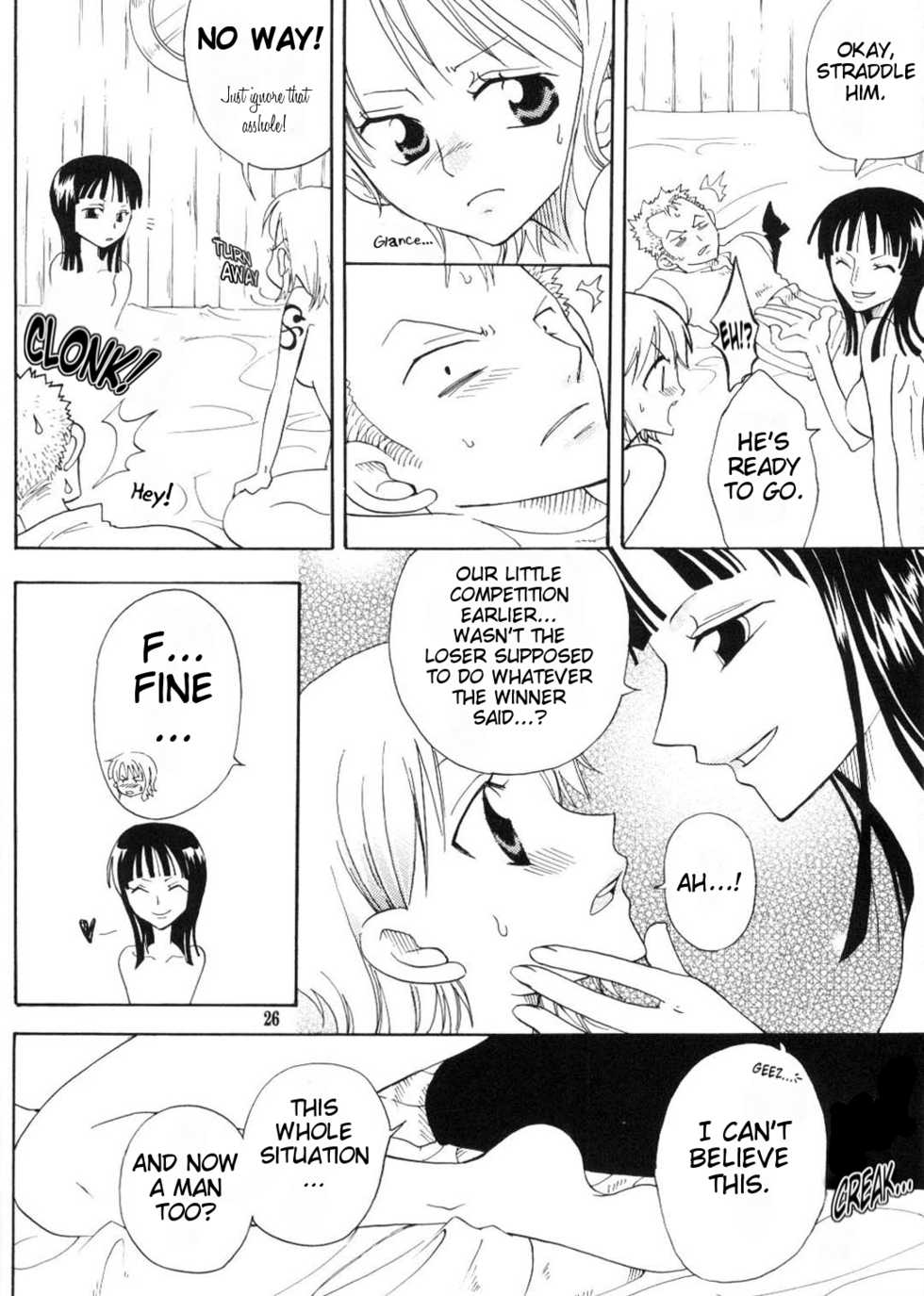 (CR33) [Kurione-sha (YU-RI)] Secret Love (One Piece) [English] [EHCOVE] - Page 25