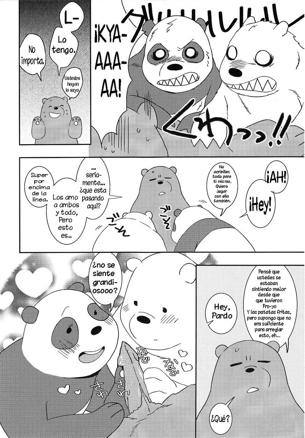 (Shinshun Kemoket 3) [Andromeda (Shion)] One Room Survival | Una habitación de supervivencia (We bare bears) [Spanish] [Tori-traducciones II] [Decensored] - Page 7