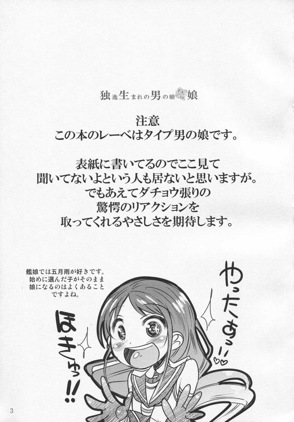(C87) [EGO DANCE (Nanamatsu Kenji)] Doitsu Umare no Otokonoko  Kanmusu (Kantai Collection -KanColle-) - Page 2