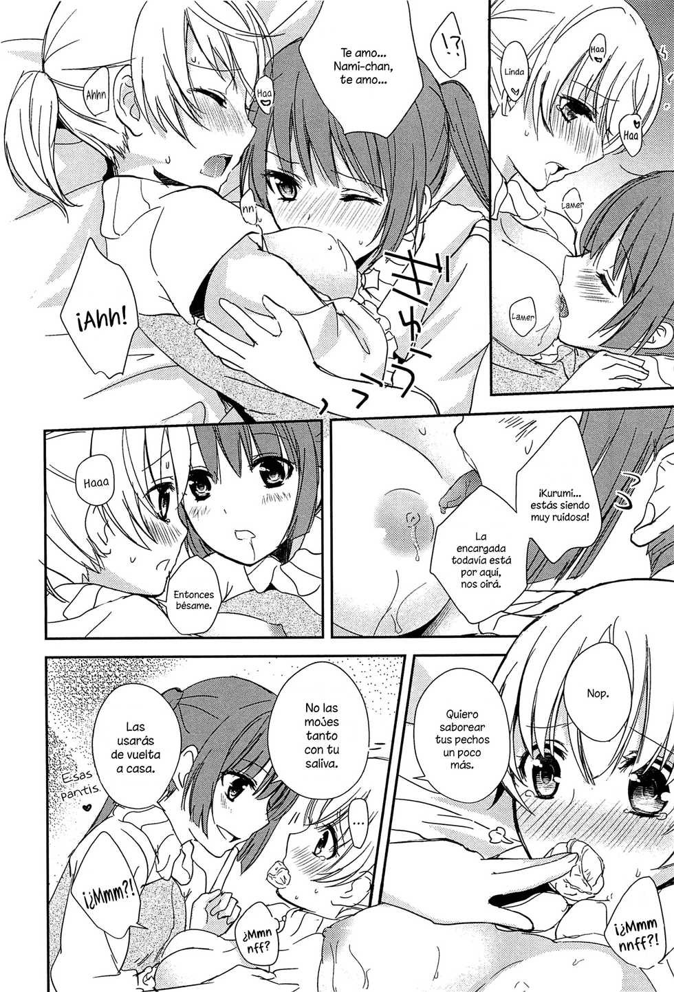 [Aoko] Kiss wa Kiss | Un Beso es un Beso (L -Ladies ＆ Girls Love- 02) [Spanish] {Kourindou Scans & MangaSubEs} - Page 16