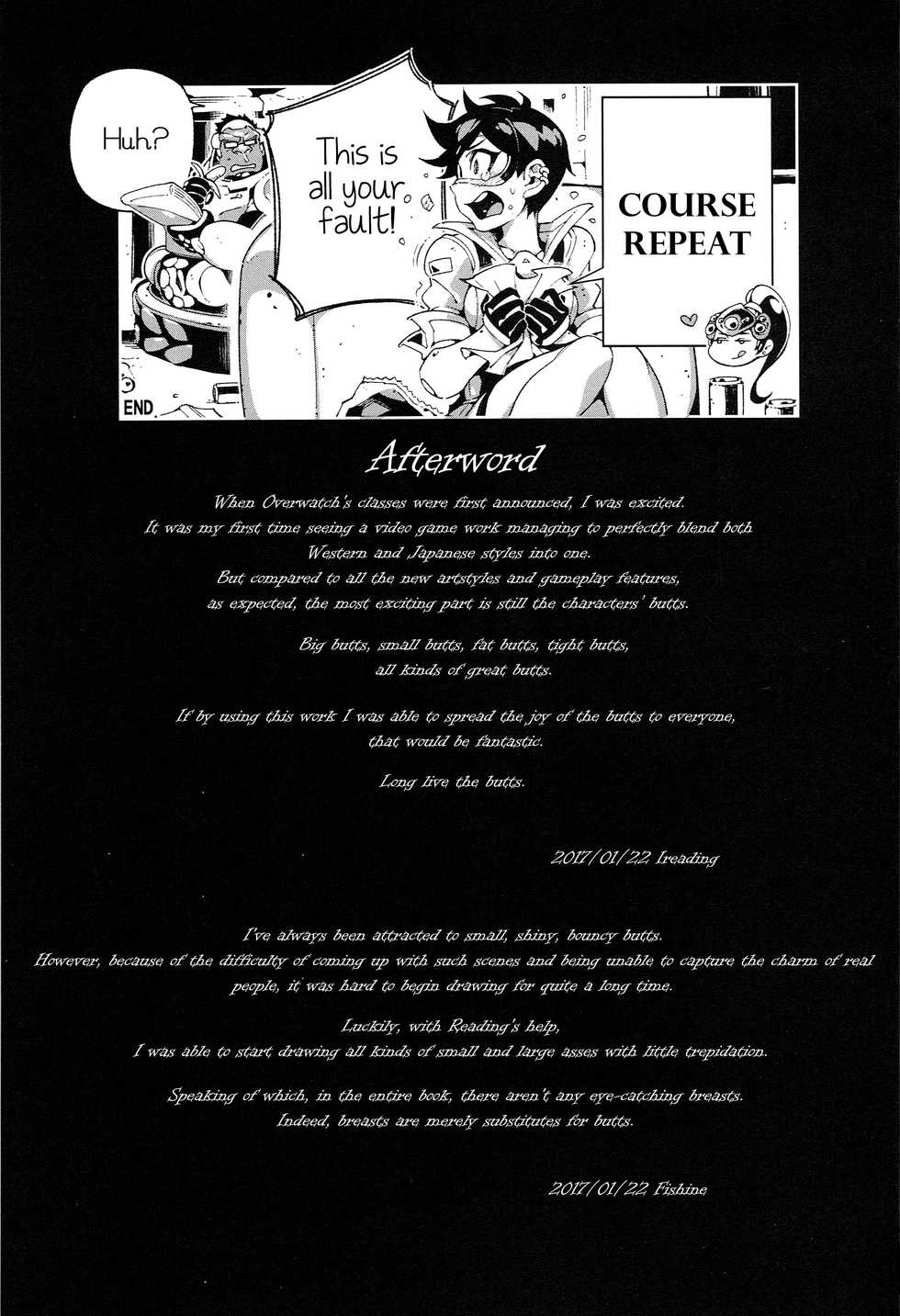 (FF29) [Bear Hand (Fishine, Ireading)] OVERTIME!! OVERWATCH FANBOOK VOL.1 (Overwatch) [English] - Page 24
