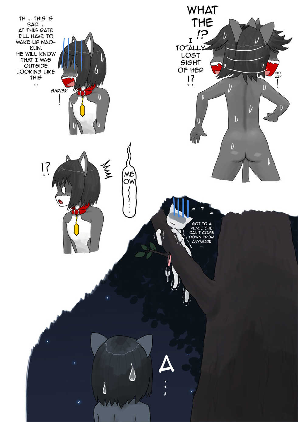 [Shinshi Zaibatsu] zenra ni neko no body paint! anal shippo de kyousei onanie- | I'm totally naked in a cat body paint! And I'm forced to masturbate with a cat tail plug! [English] - Page 27