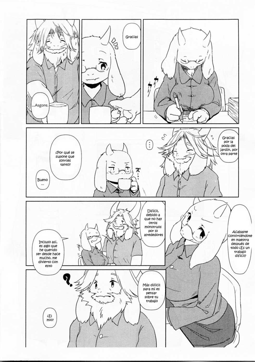 (C90) [Hoshi Futatsu. (Yoo Oona)] DISTANZA PER L'AMANTE (Undertale) [Spanish] [Kurotao] - Page 4