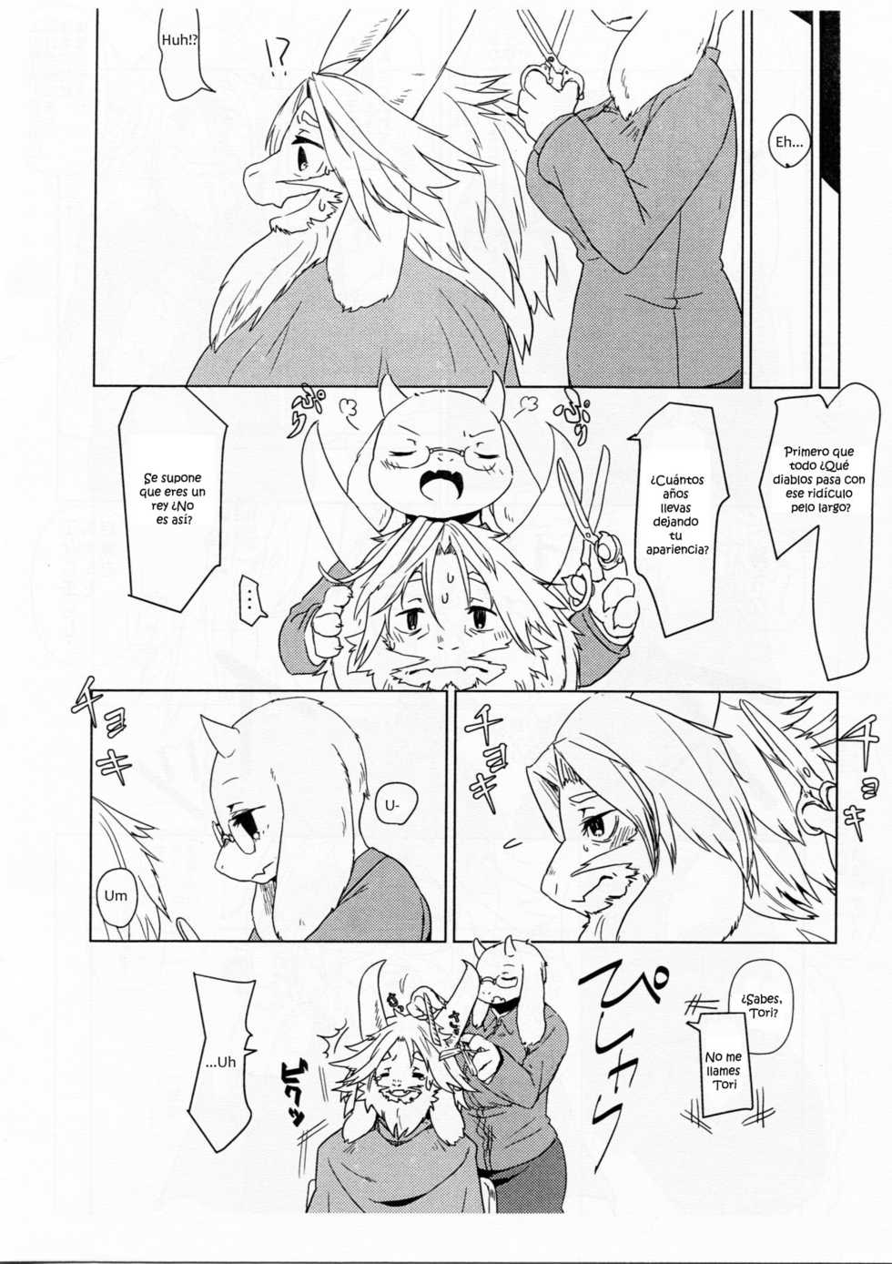 (C90) [Hoshi Futatsu. (Yoo Oona)] DISTANZA PER L'AMANTE (Undertale) [Spanish] [Kurotao] - Page 6