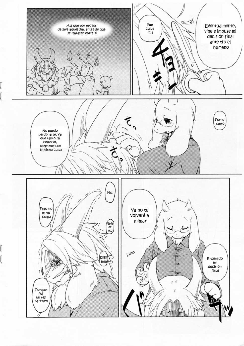 (C90) [Hoshi Futatsu. (Yoo Oona)] DISTANZA PER L'AMANTE (Undertale) [Spanish] [Kurotao] - Page 10