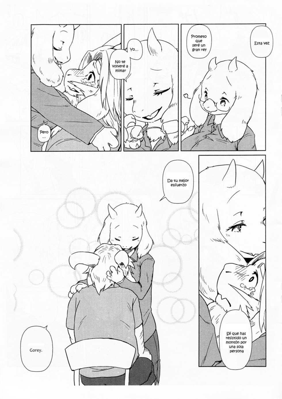 (C90) [Hoshi Futatsu. (Yoo Oona)] DISTANZA PER L'AMANTE (Undertale) [Spanish] [Kurotao] - Page 11