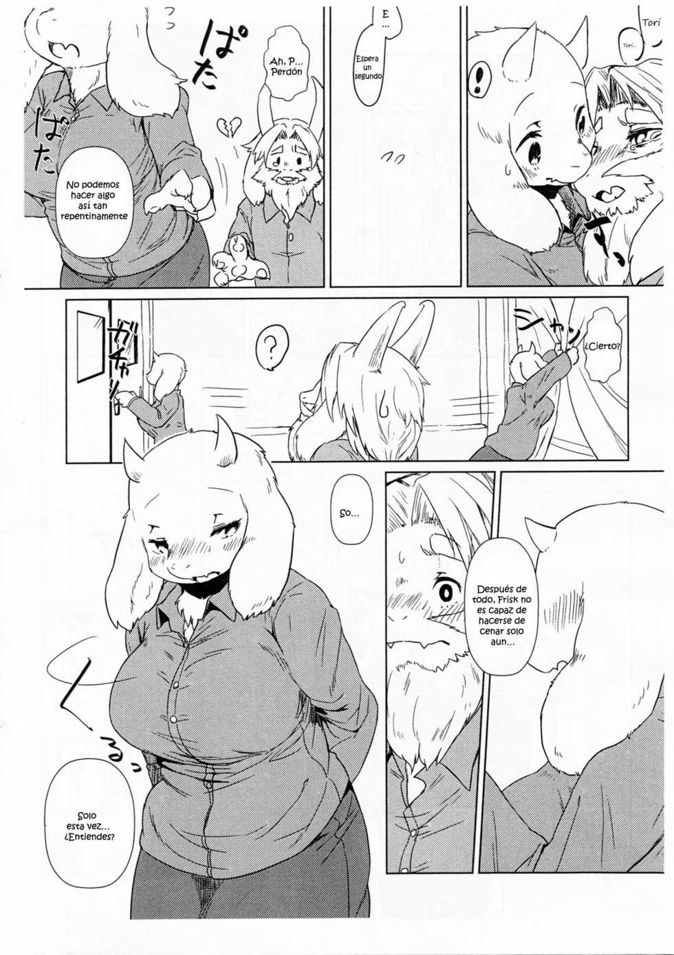 (C90) [Hoshi Futatsu. (Yoo Oona)] DISTANZA PER L'AMANTE (Undertale) [Spanish] [Kurotao] - Page 12