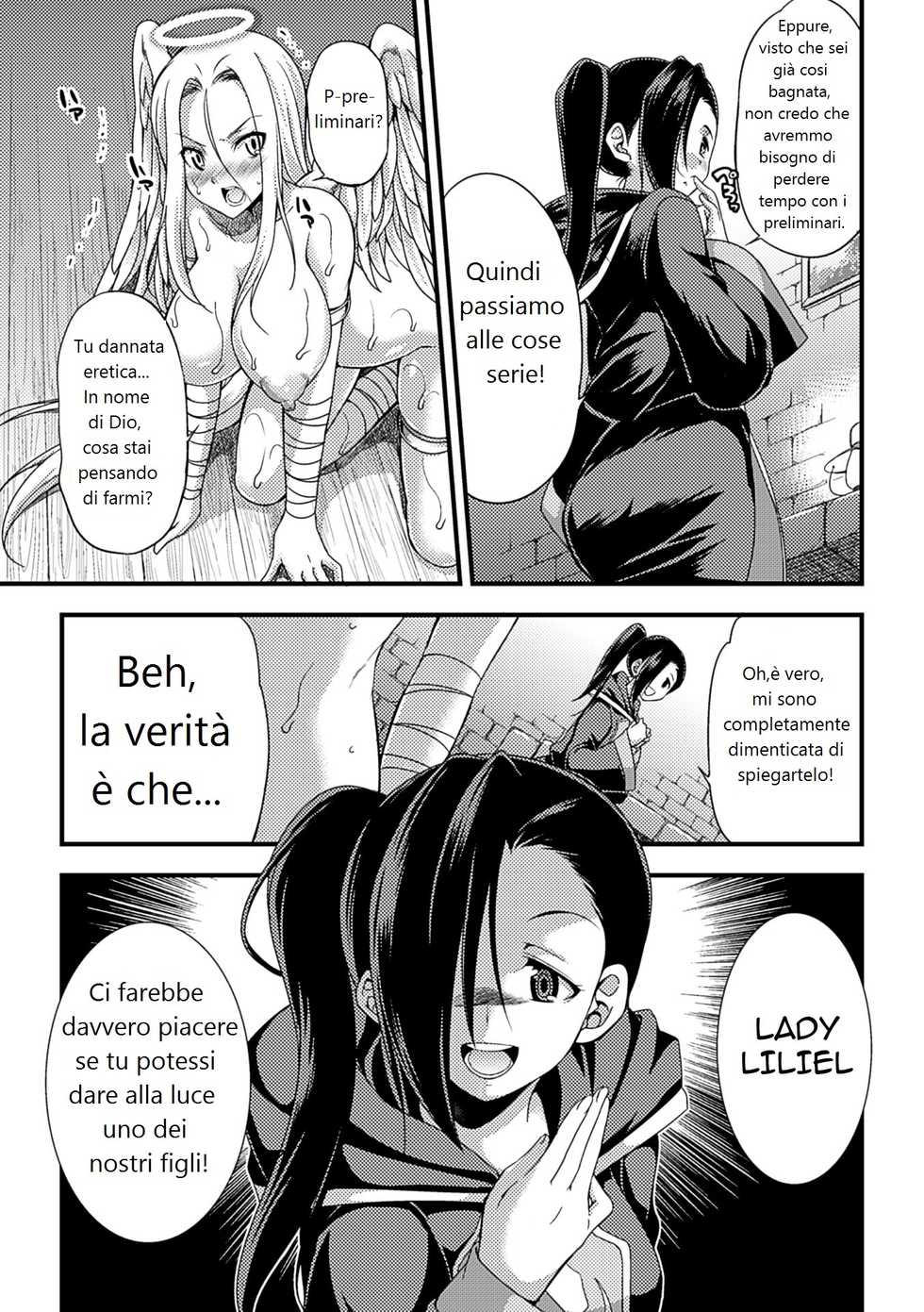 [Kaguya] Jakyou no Susume | The Call of Heresy (2D Comic Magazine Jingai Musume Haramase Kedakaki Mesu-tachi wa Ningen Kodane ni Kuppuku Suru Vol. 2) [Italian] {dragon2991} [Digital] - Page 12