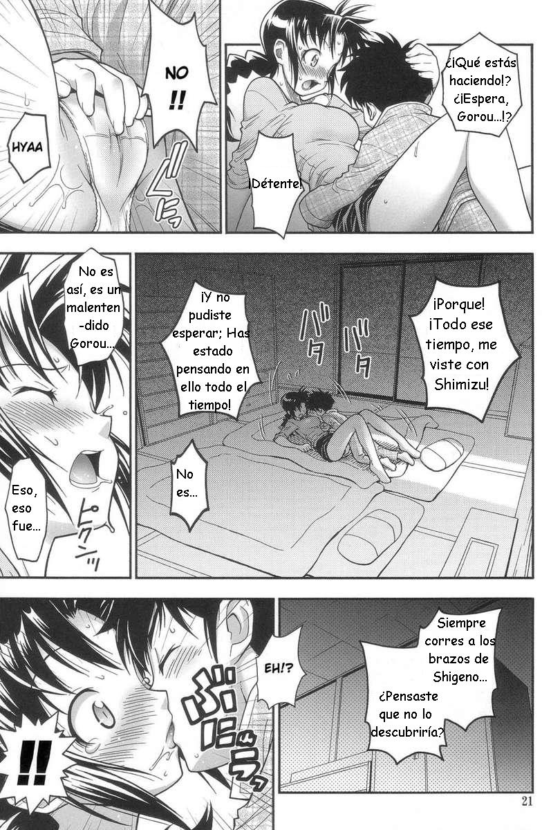 (C68) [RIROLAND (Kuuya, Satomi Hiroyuki)] MOJER (Major) [Spanish] [Saga13] [Incomplete] - Page 17