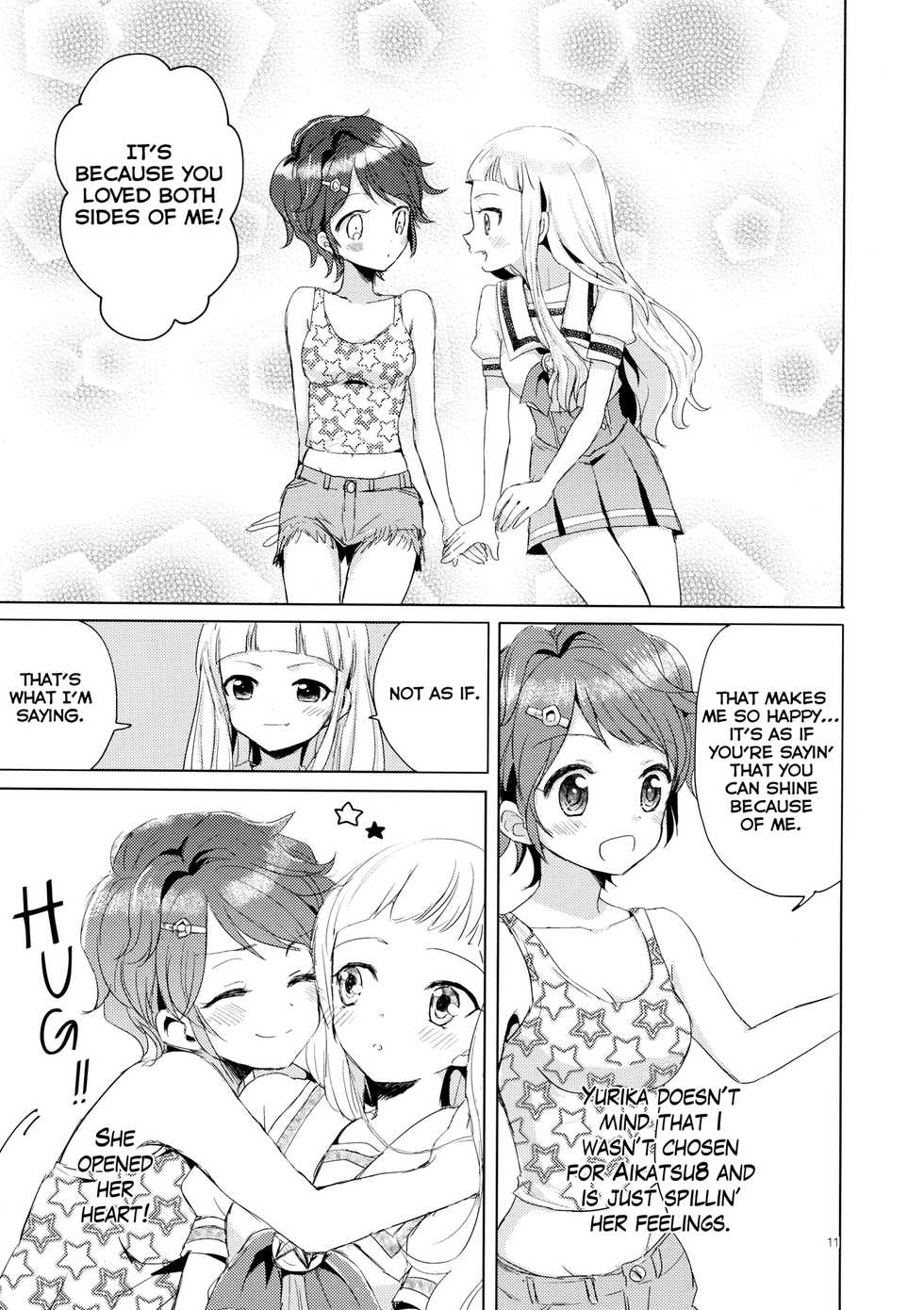 (Geinoujin wa Card ga Inochi! 8) [Trot Pony (Mayu)] Issho ni Nete mo Ii desu ka? | May I sleep with you (Aikatsu!) [English] [Lazy Lily] - Page 11