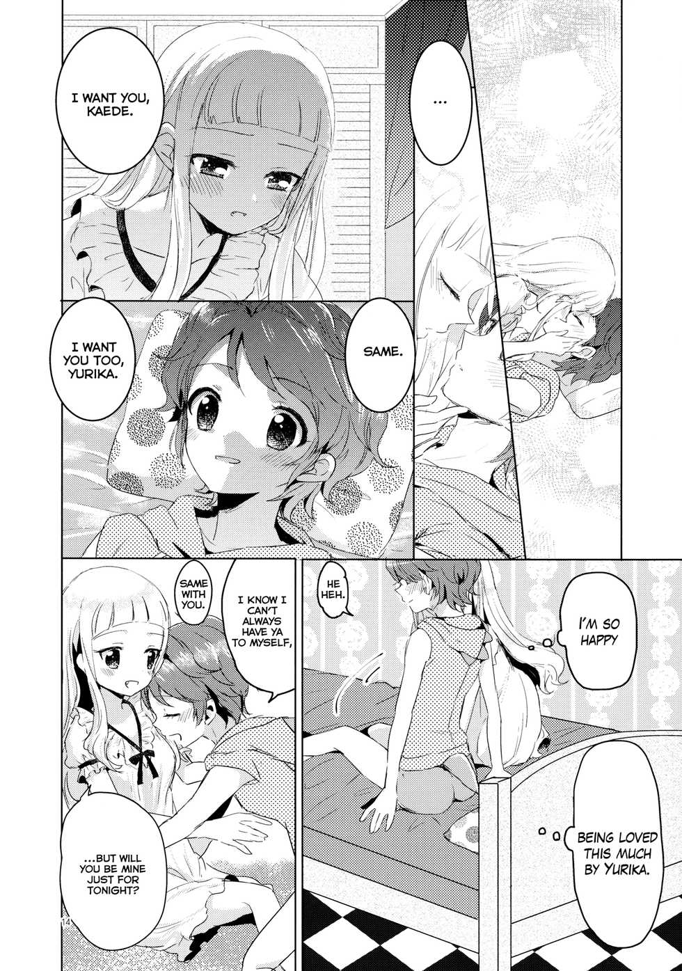 (Geinoujin wa Card ga Inochi! 8) [Trot Pony (Mayu)] Issho ni Nete mo Ii desu ka? | May I sleep with you (Aikatsu!) [English] [Lazy Lily] - Page 14