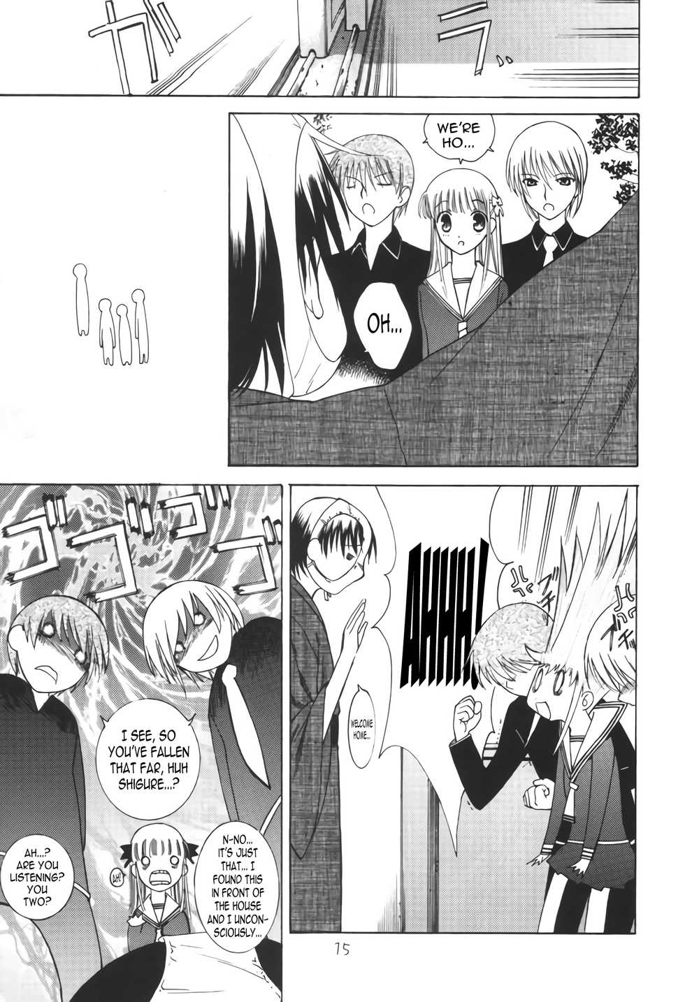 (SC15) [Oh!saka Spirits (Aiyama Toshikazu, Ugeppa)] Momoiro Kataomoi (Fruits Basket) [English] [N04h] - Page 14