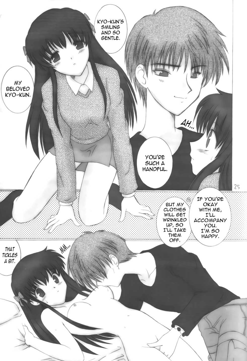 (SC15) [Oh!saka Spirits (Aiyama Toshikazu, Ugeppa)] Momoiro Kataomoi (Fruits Basket) [English] [N04h] - Page 24