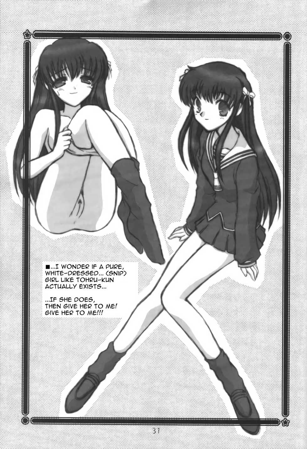 (SC15) [Oh!saka Spirits (Aiyama Toshikazu, Ugeppa)] Momoiro Kataomoi (Fruits Basket) [English] [N04h] - Page 30