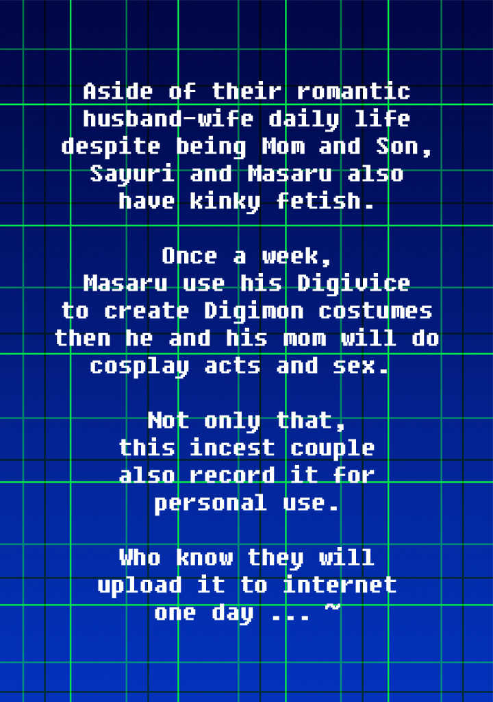 [MILF LOVER] S&M (Sayuri & Masaru) Chapter 02 - DigiMOM Cosplay (Digimon) [English] - Page 2