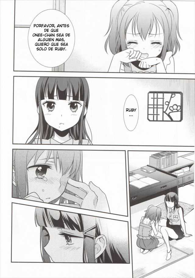 (Bokura no Love Live! 13) [Sweet Pea (Ooshima Tomo)] Kurosawa Shimai no Katei no Jijou (Love Live! Sunshine!!) [Spanish] [Falcorius] - Page 15