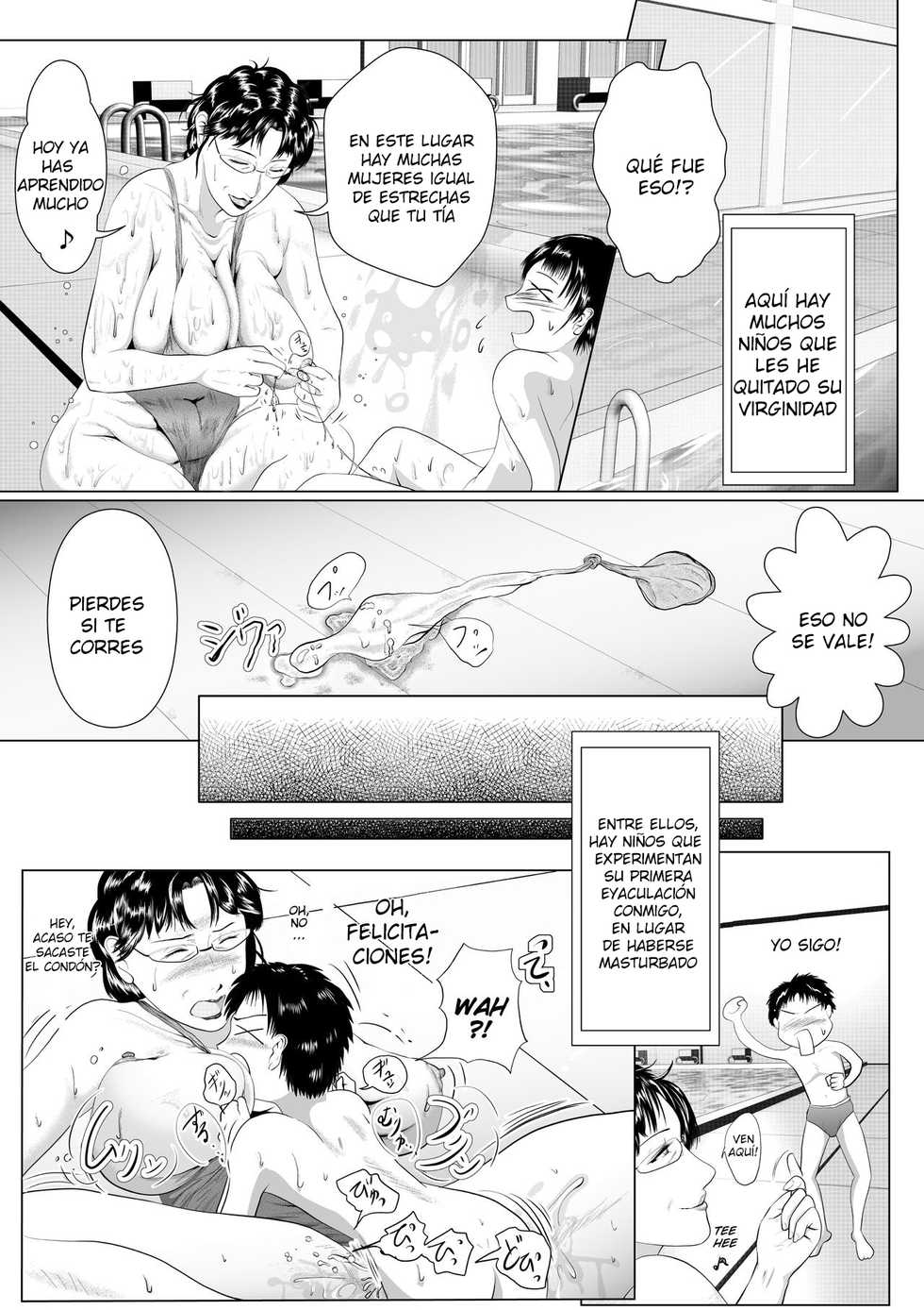 [Nishiro Ui (Shizu Kei)] Hacchake Gochounai Fujinkai Touban [Spanish] [Lanerte] - Page 9