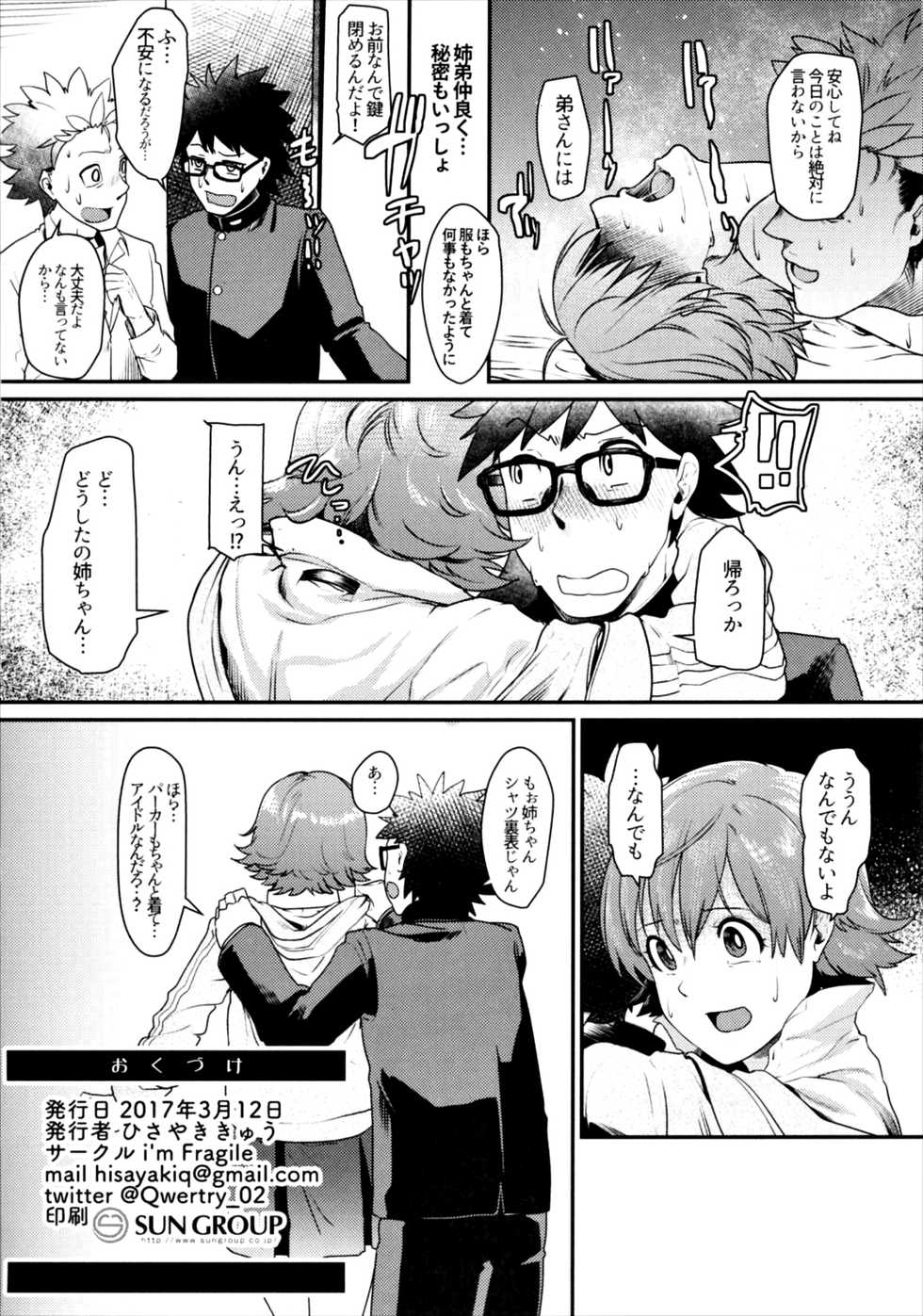 (Cinderella Stage 5step) [i'm Fragile (HisayakiQ)] Onee-chan to Issho (THE IDOLM@STER CINDERELLA GIRLS) - Page 22