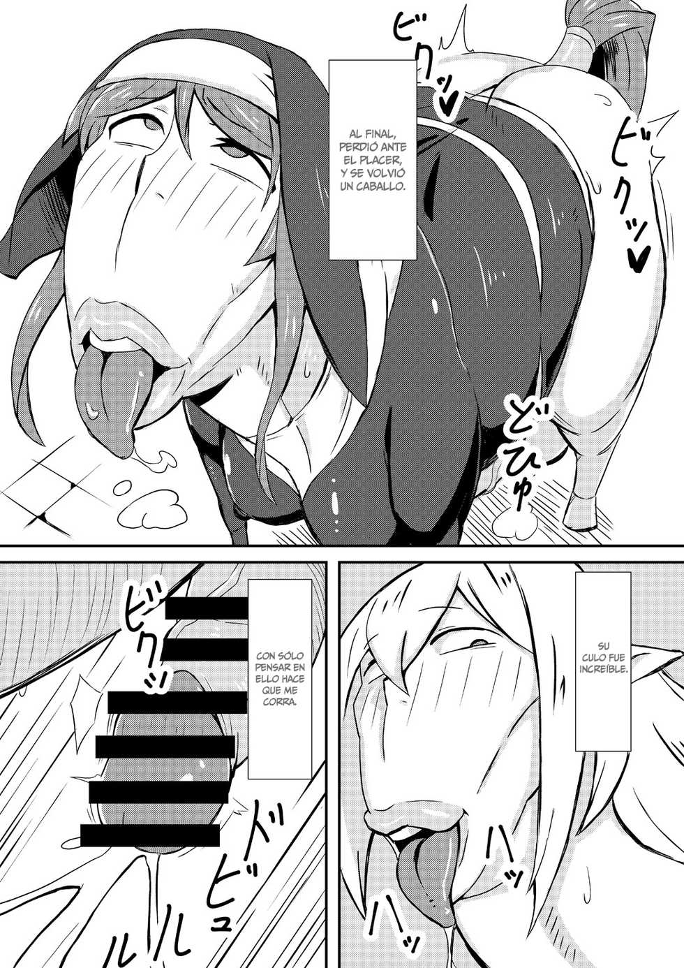 [Nikujirushi (Nikujiruc)] Queen's Stallion [Spanish] =Mr.MPD= - Page 8