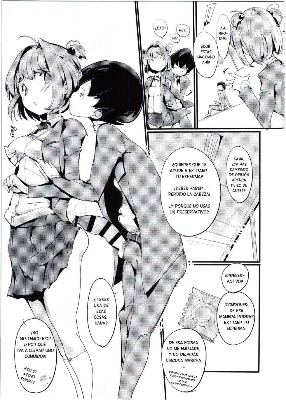(C91) [Potato Salad (Kurisu)] Popuni Kei Joshi Panic! 4 [Spanish] [levanta_virgenes] - Page 8