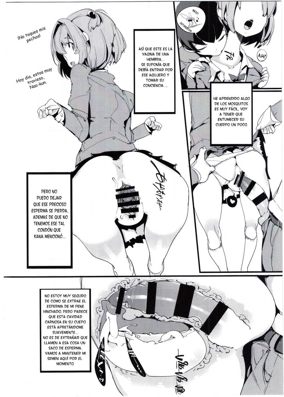 (C91) [Potato Salad (Kurisu)] Popuni Kei Joshi Panic! 4 [Spanish] [levanta_virgenes] - Page 9