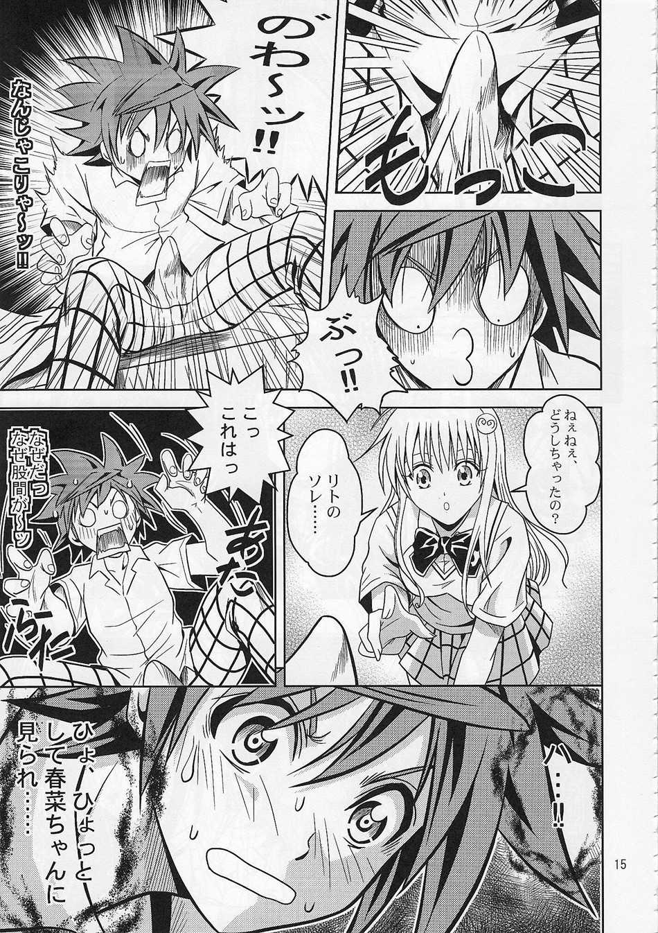 [Gangontou (Fukori)] Anoko-tachi ga Taihen na Koto ni Nattemasu (To LOVE-Ru) - Page 14