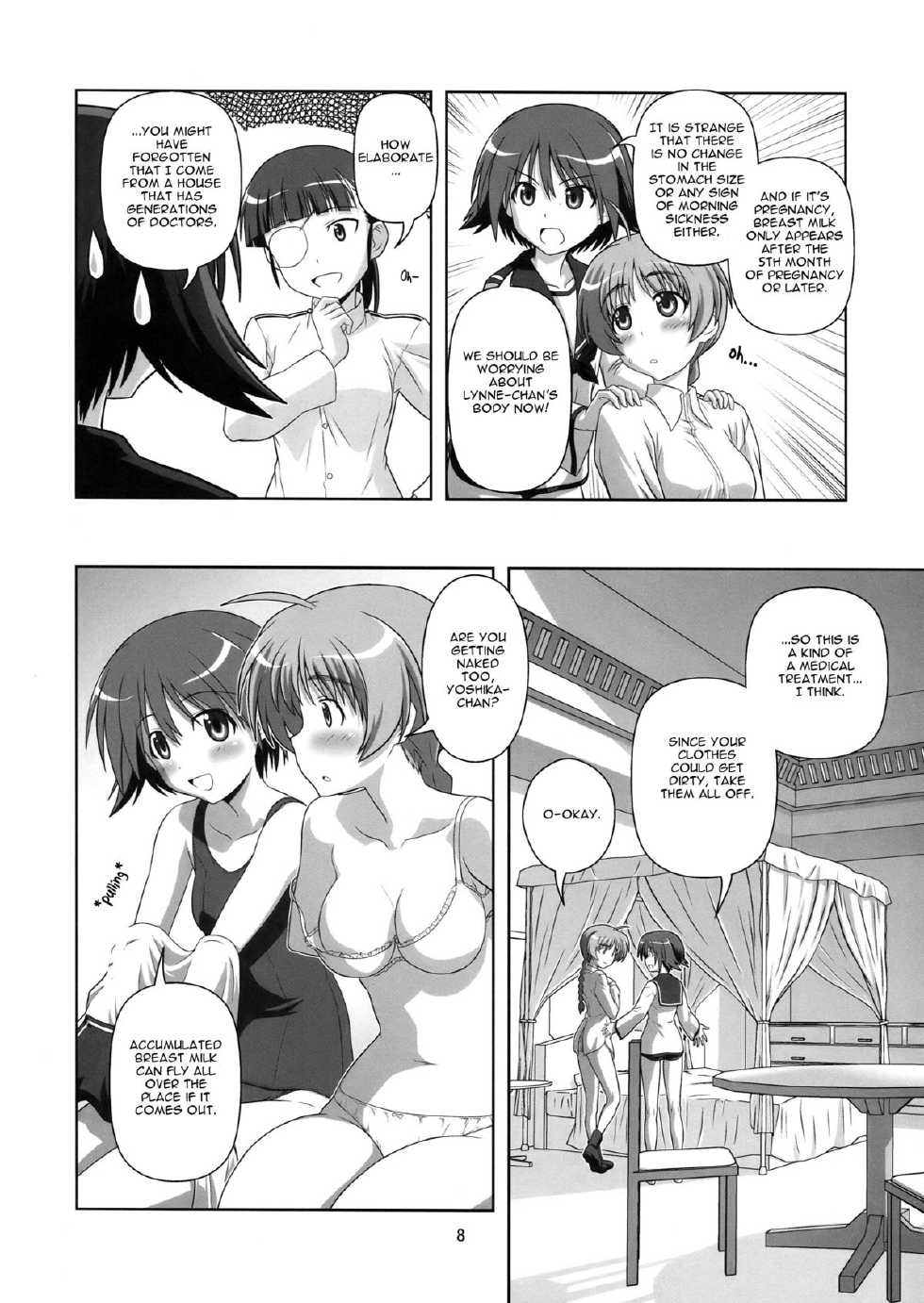 [Circle Credit (Benjamin, Akikan, Muichimon)] Majo Biyori | Daily Witches (Strike Witches) [English] [EHCOVE] - Page 8