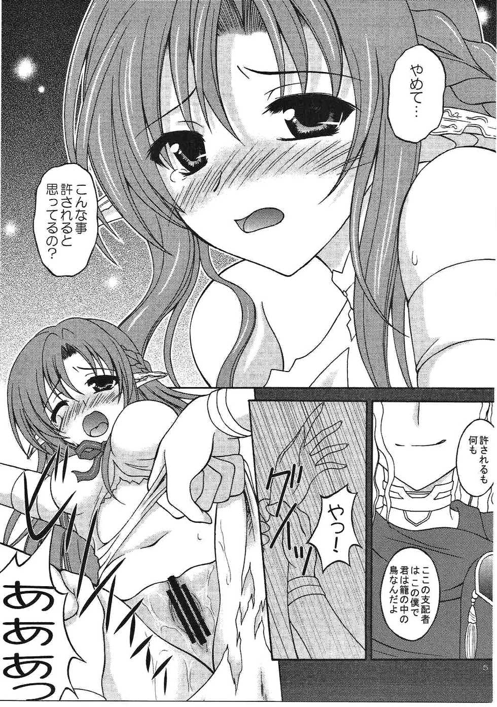 (C86) [RED RIBBON REVENGER (Various)] Sadism&Confession (Sword Art Online) - Page 4