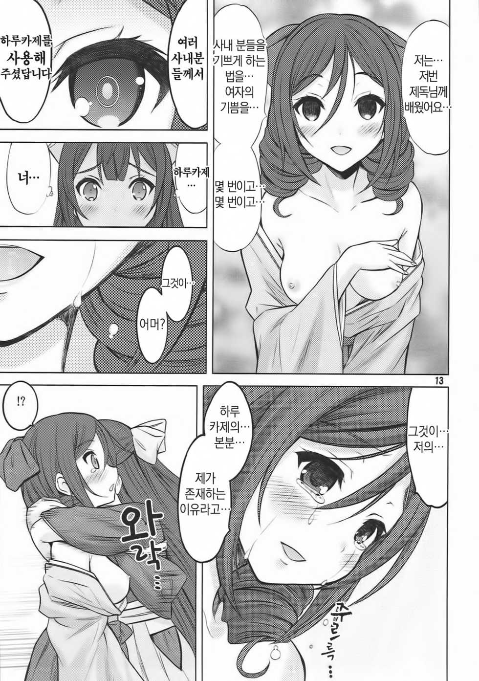 (SC2017 Winter) [Nekoyashiki (Nekodanshaku)] Kamikaze-gata Koufukuron (Kantai Collection -KanColle-) [Korean] - Page 12