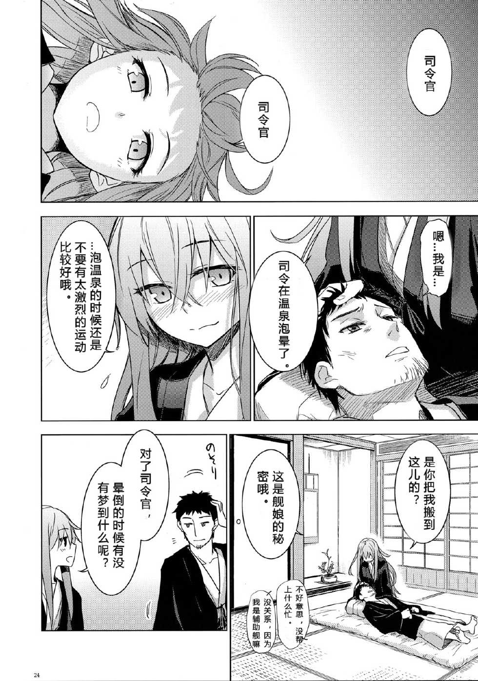 (C87) [infinity line (Misato Nana)] Bep Onsen Futaritabi (Kantai Collection -KanColle-) [Chinese] [璃空汉化组] - Page 21