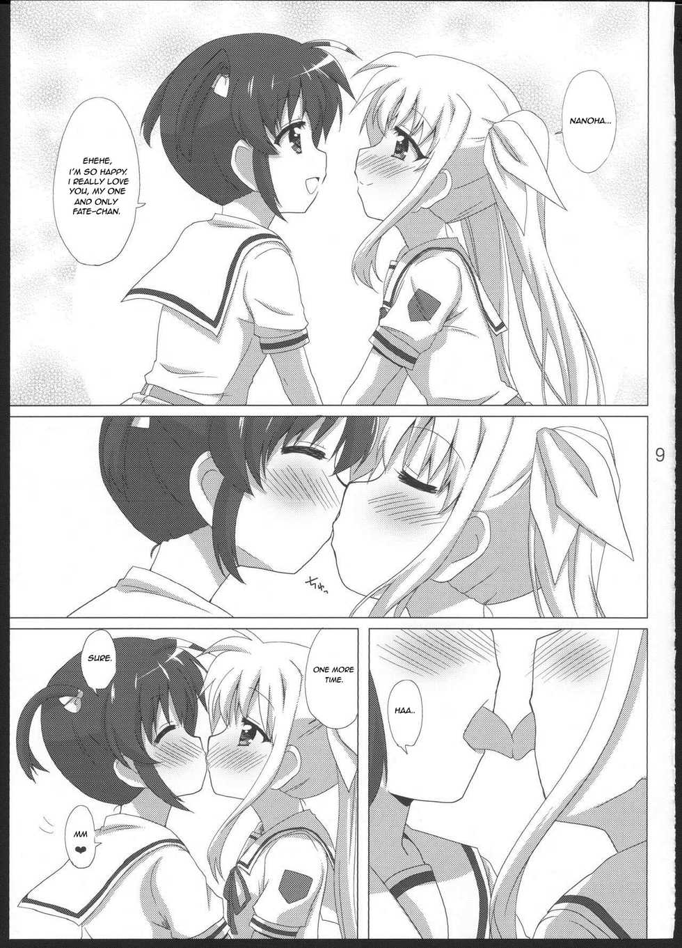 (C83) [Goberazzo (Mukaibi Aoi)] Onnanoko Doushi dakedo Ai sae Areba Kankeinai yo ne (Mahou Shoujo Lyrical Nanoha) [English] [GM_Highlander] - Page 8