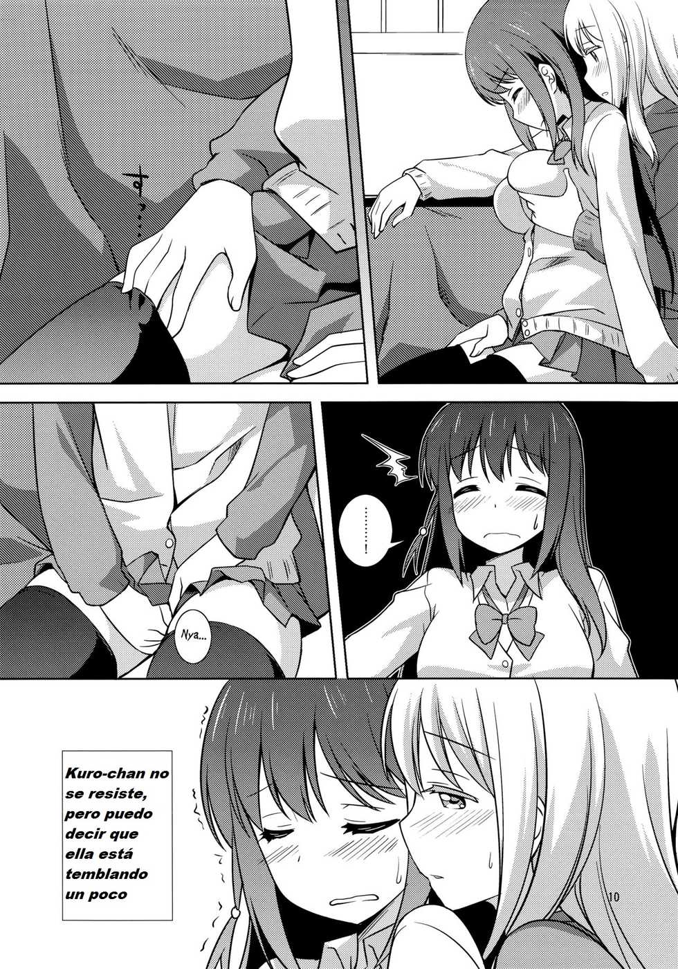 (C90) [Umenomi Gahou (Umekiti)] Watashi no Kuro-chan | My Sweet Kuro (Saki) [Spanish] (Eromonogatari) - Page 10