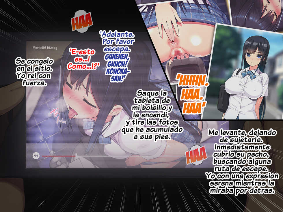 [TREETOP Helper (Munashimujou)] Nure Rape. Suketa Seifuku - Toilet no Kyonyuu JK Mesubuta Niku Benjo [Spanish] {es.doujins.com} - Page 38