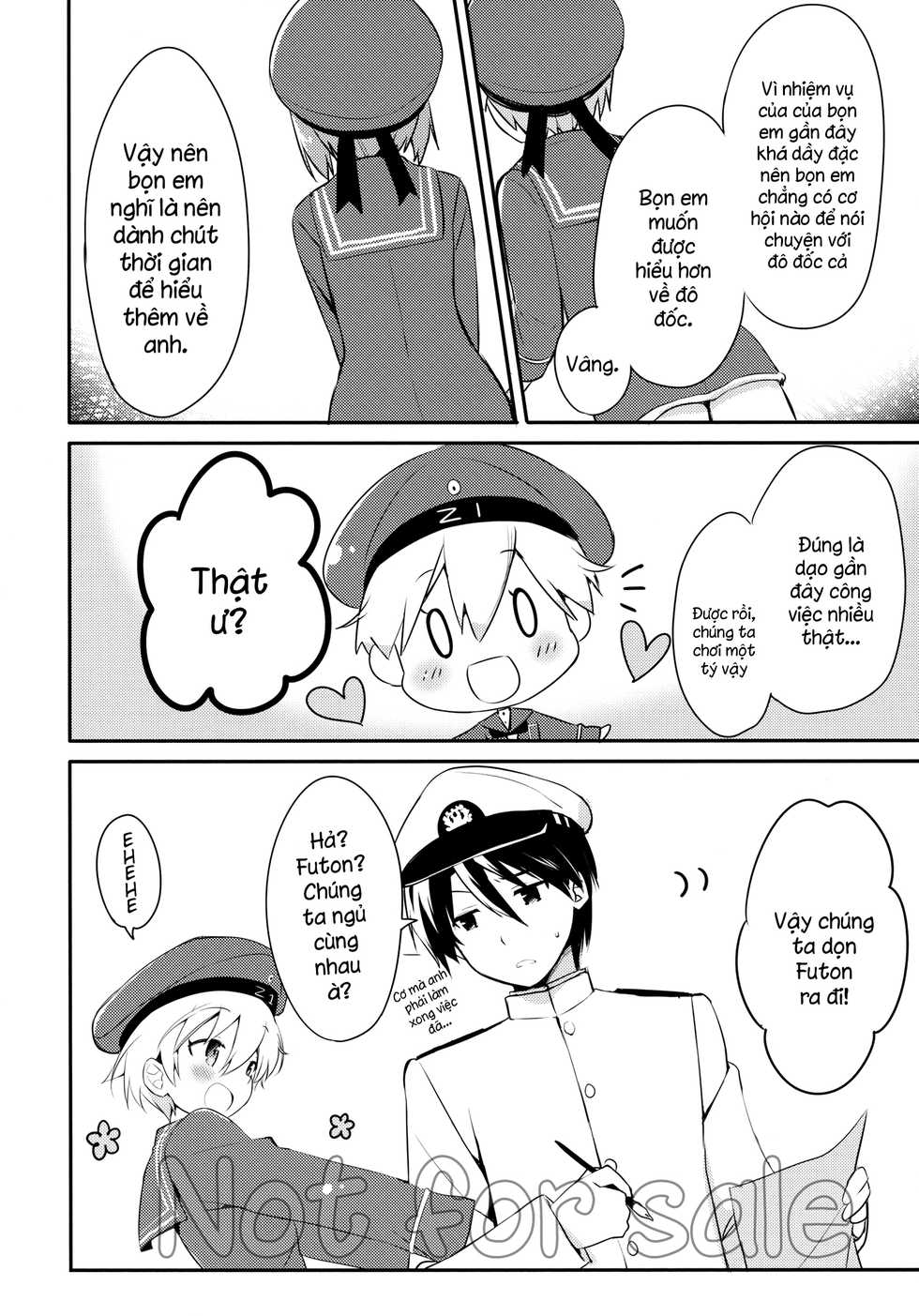 (COMIC1☆8) [Ichigosize (Natsume Eri)] Teitoku! Boku-tachi to Nakayoku Shiyou yo! (Kantai Collection -KanColle-) [Vietnamese Tiếng Việt] [XXX Inc] - Page 5